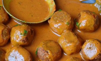 Indian Malai Kofta (Vegan Meatballs)