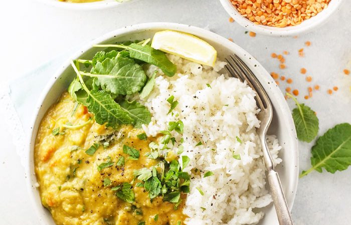 instant pot red lentil curry